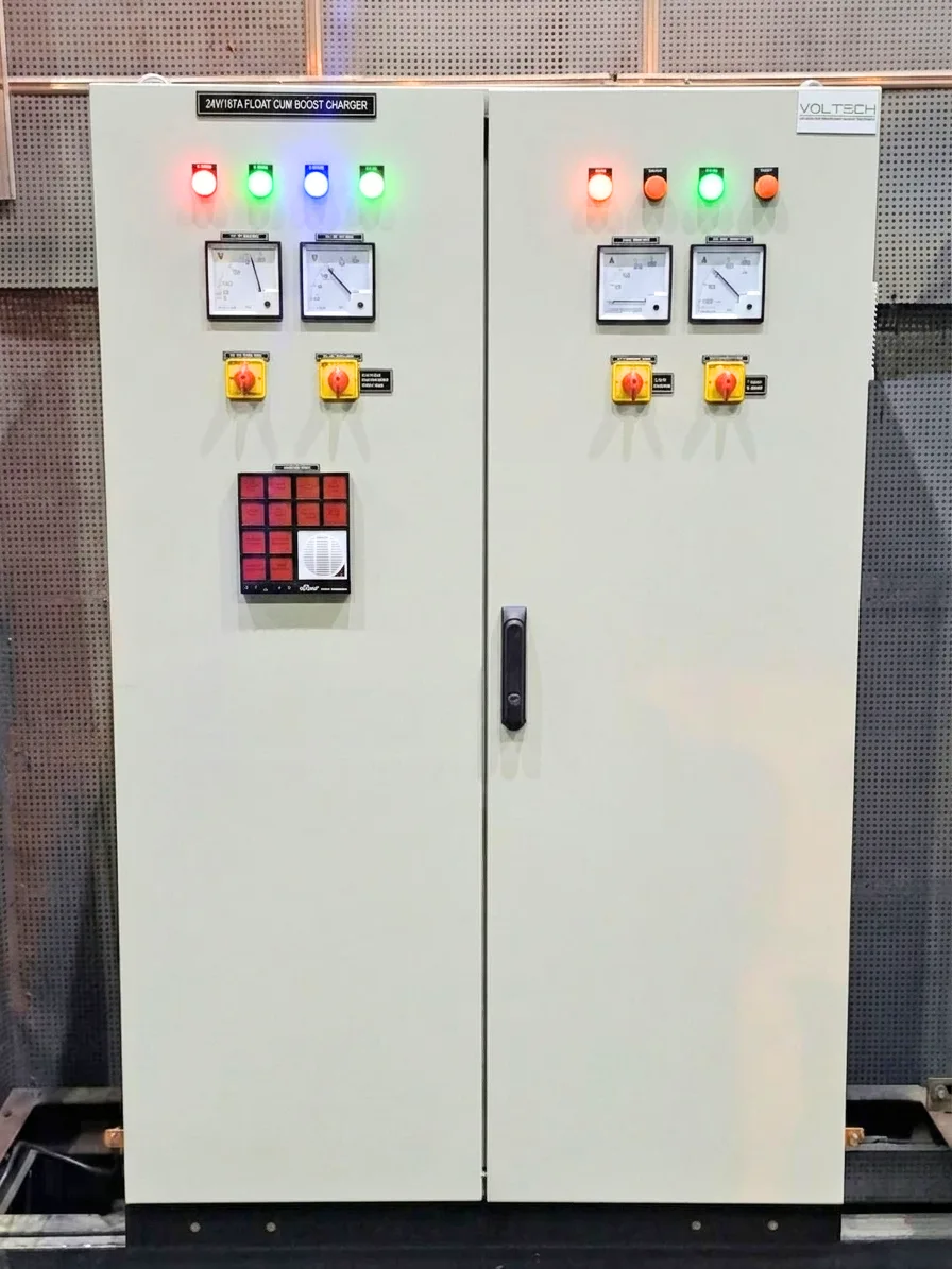Voltech FCBC panel inspection at factory before dispatch to DIAL
